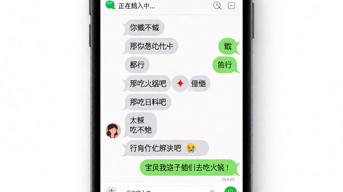 随便这两个字是情侣间最大的陷阱