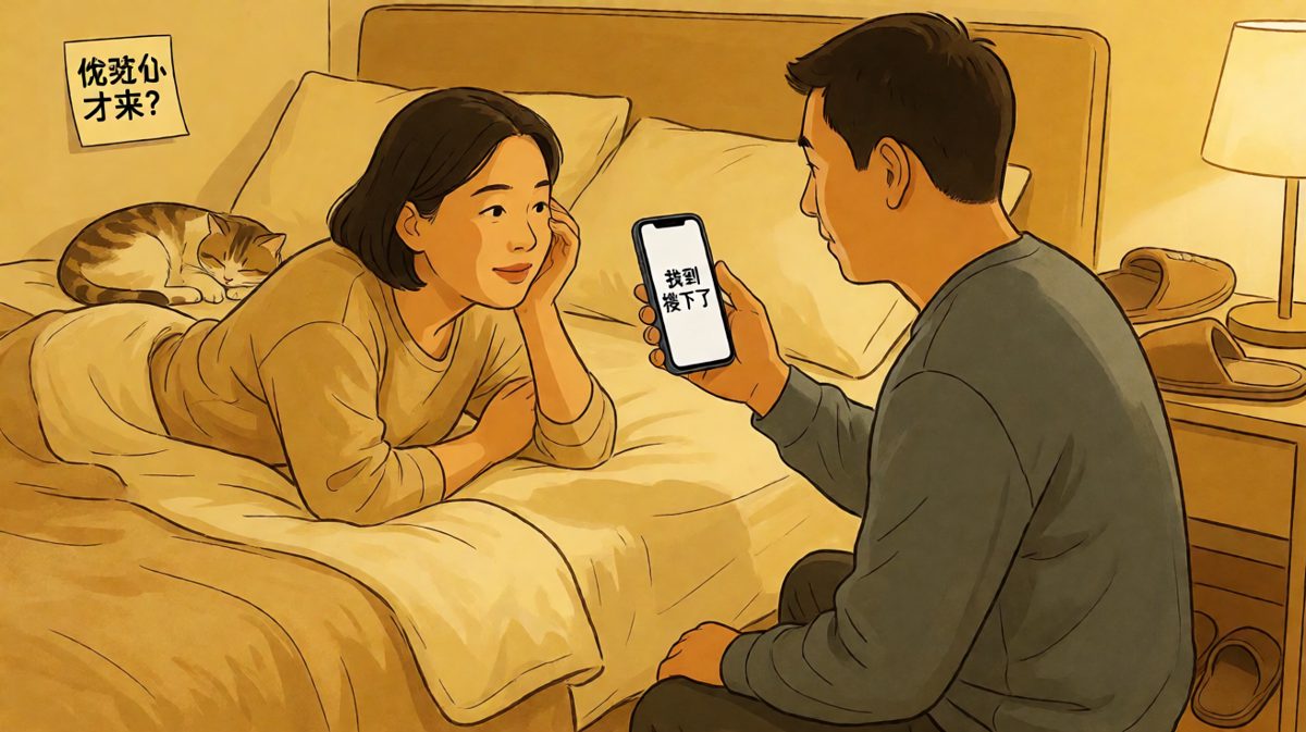 图3｜她说想吃饭，他以为是约会结果是去接她妈回家