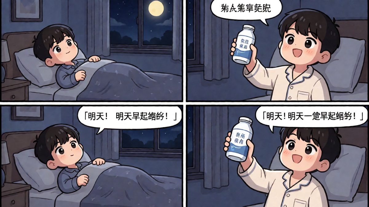 深夜发誓：明天的我一定可以做到！