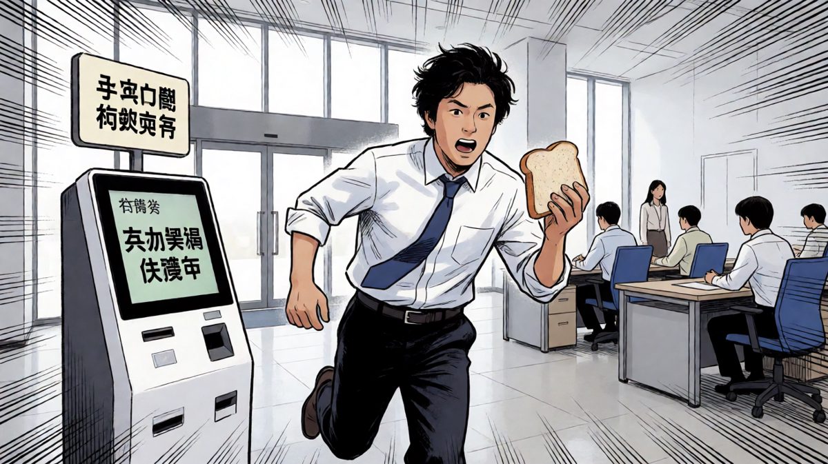 以百米冲刺的速度冲进了公司大门！