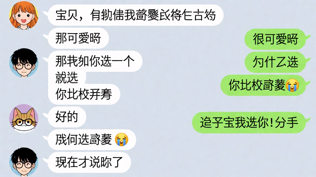 送命题答成死刑题