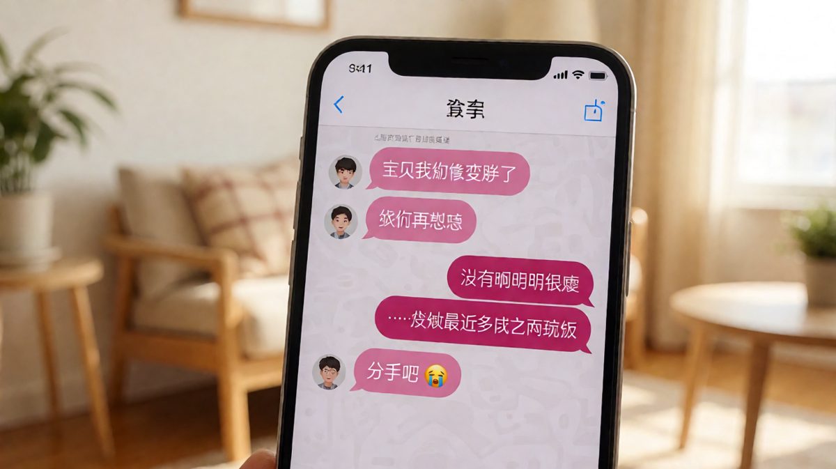女生试探性问胖不胖，男生老实回答后当场社死。