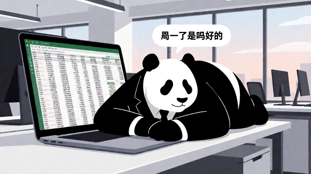 周一早晨，灵魂还在床上，身体已经在工位