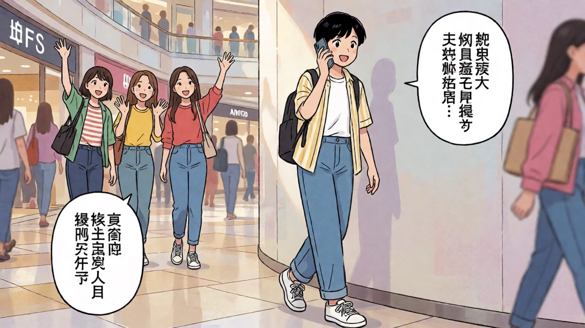 社恐的最高境界：假装打电话躲人