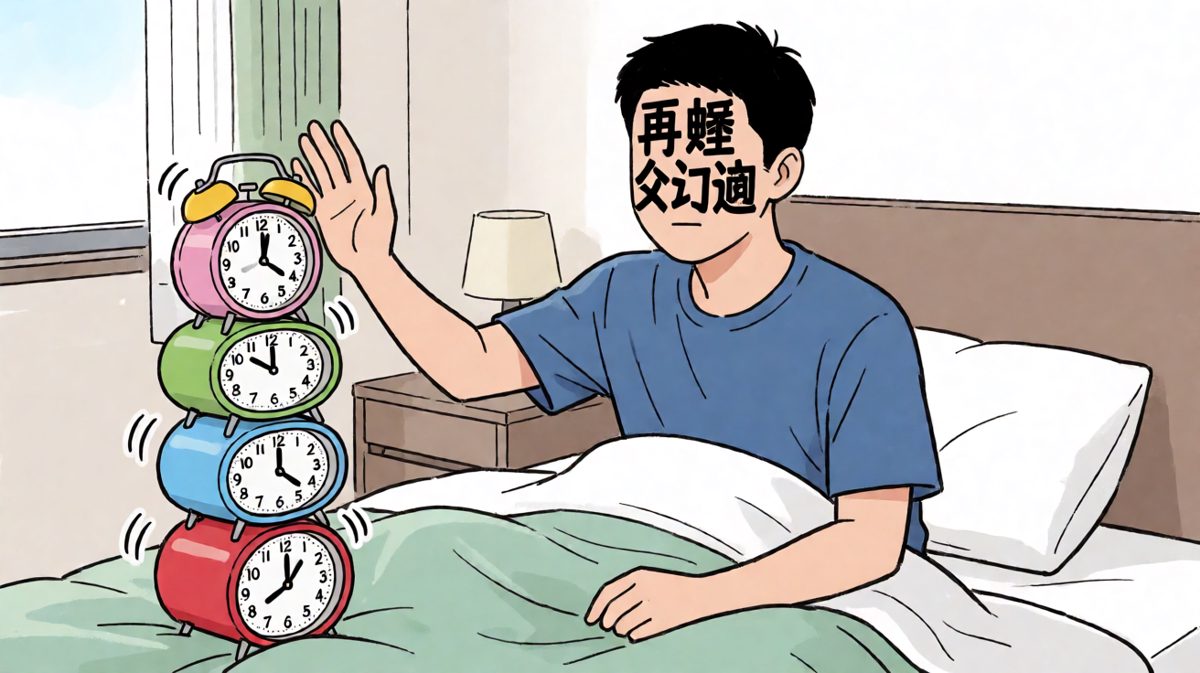 关掉，再睡五分钟。