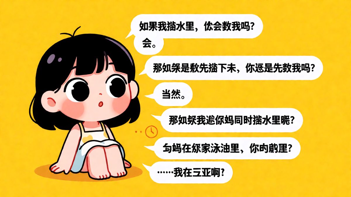 经典送命题被男生一句话完美化解