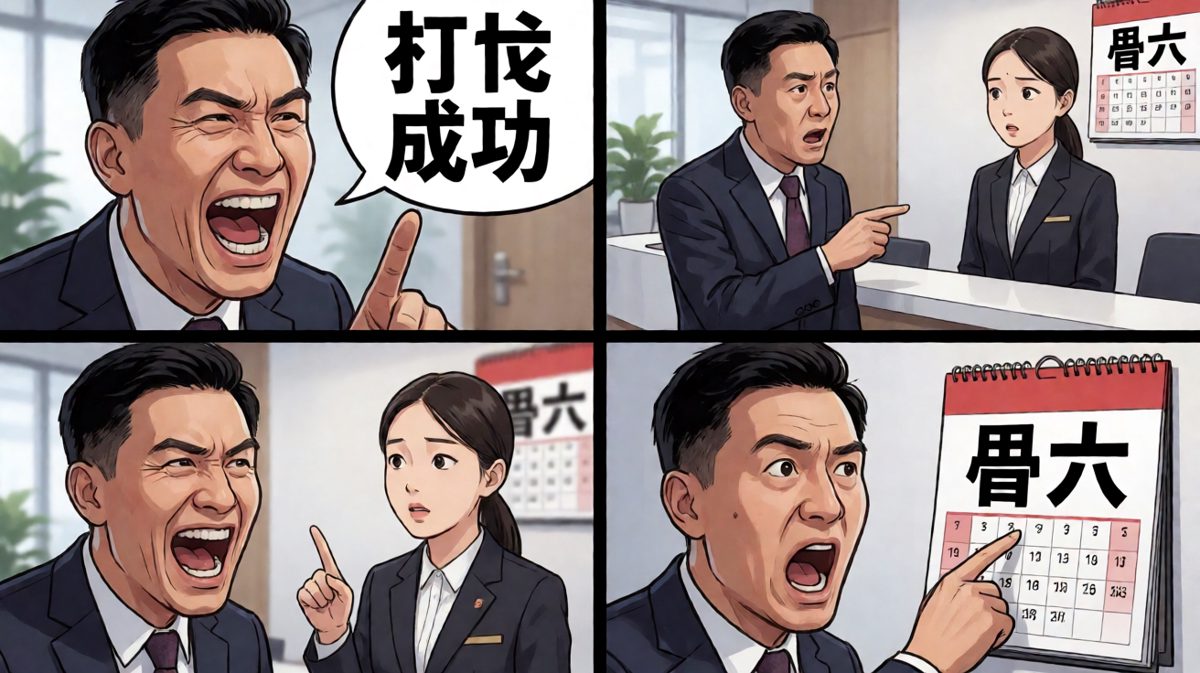 最惨的不是迟到，而是白忙了一场。