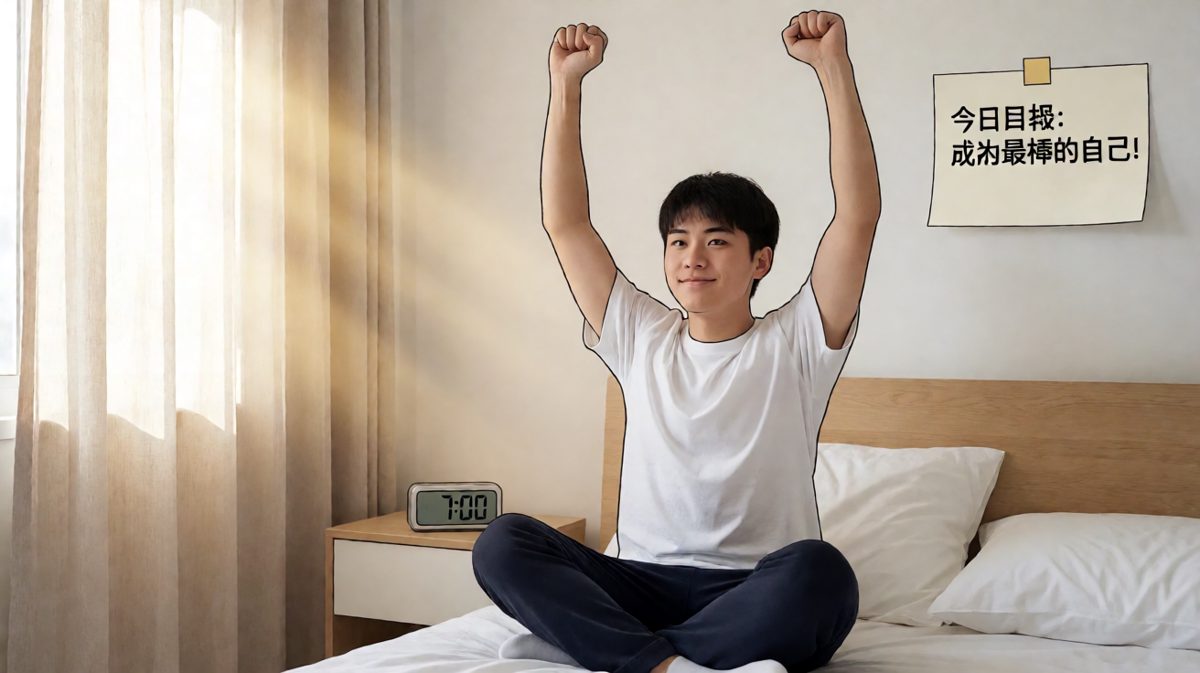 闹钟一响，我又是充满斗志的一天！