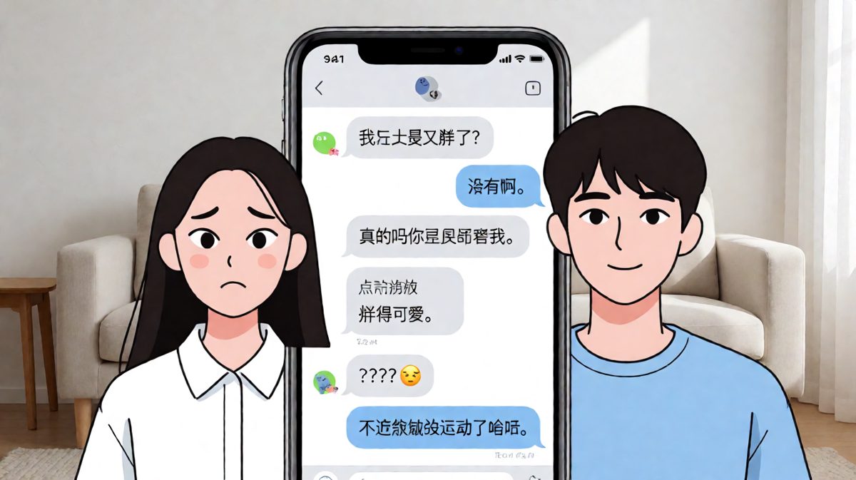 直男式'夸人'，每一步都是坑，每一步都精准踩中。