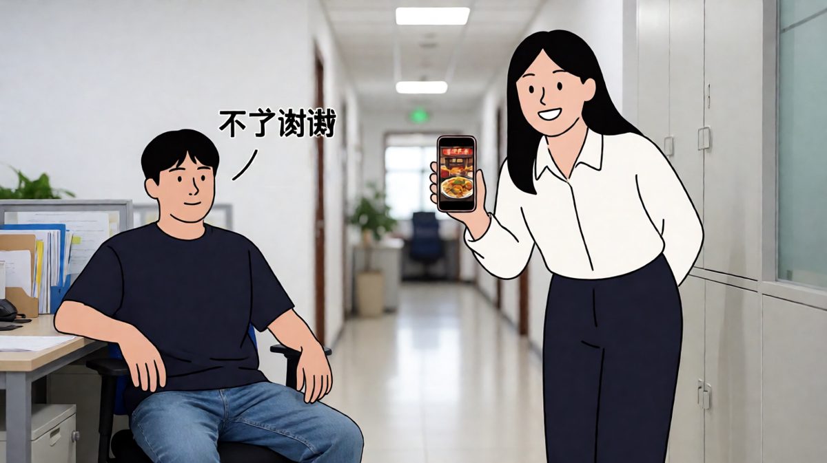 朋友：火锅新店开业八折！我：你说什么？