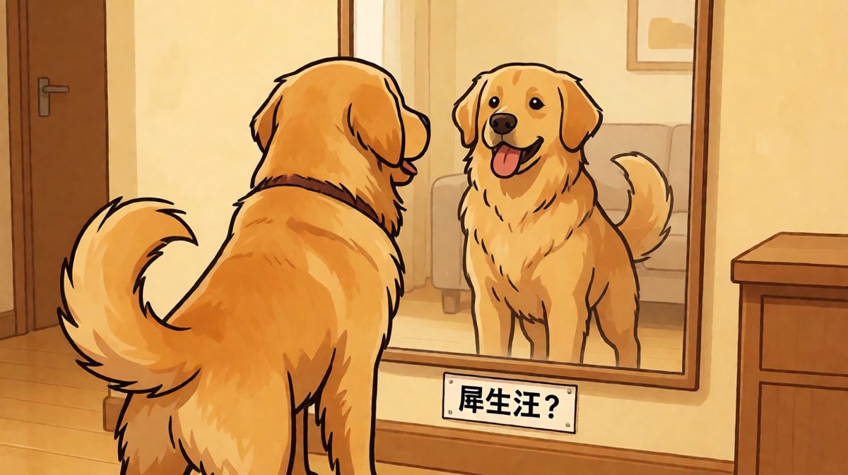 狗狗：你是谁？为什么学我？