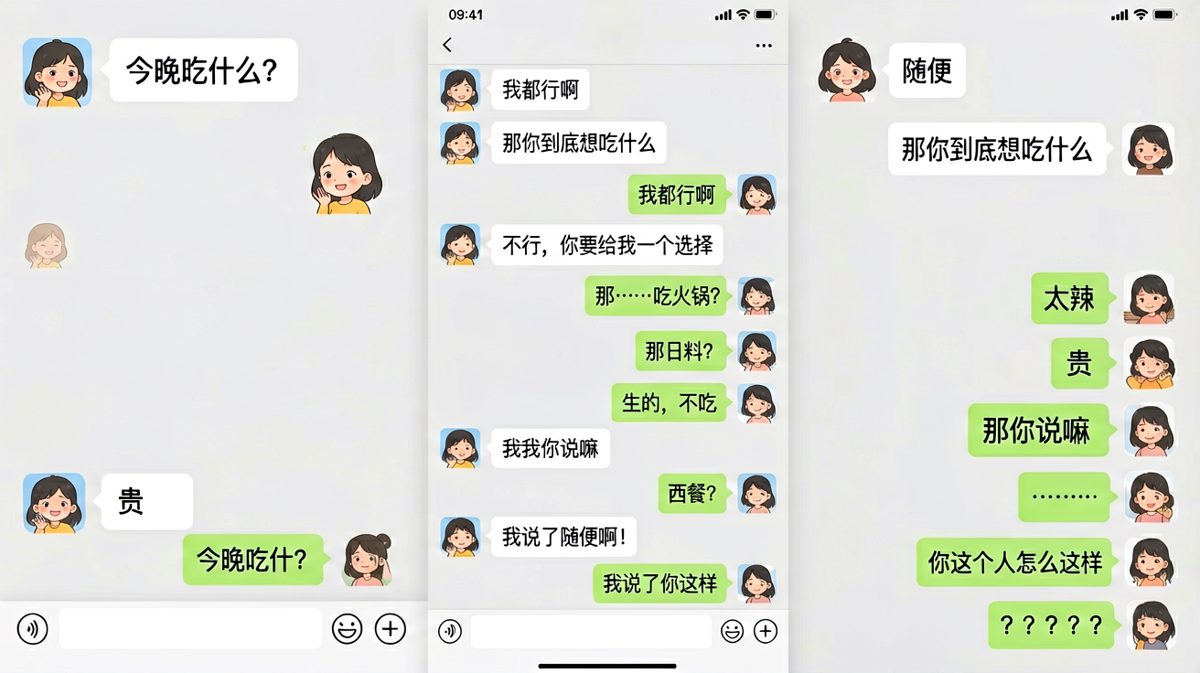 「随便」是情侣间最难翻译的语言