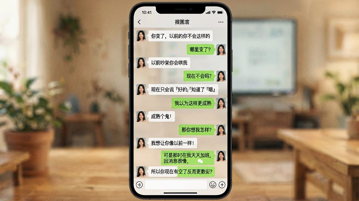 「你变了」背后的真相让男方无言以对