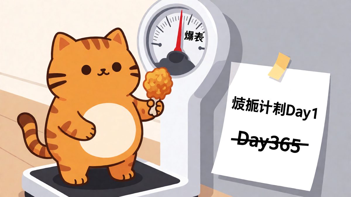减肥从来不是问题，问题是我停不下来