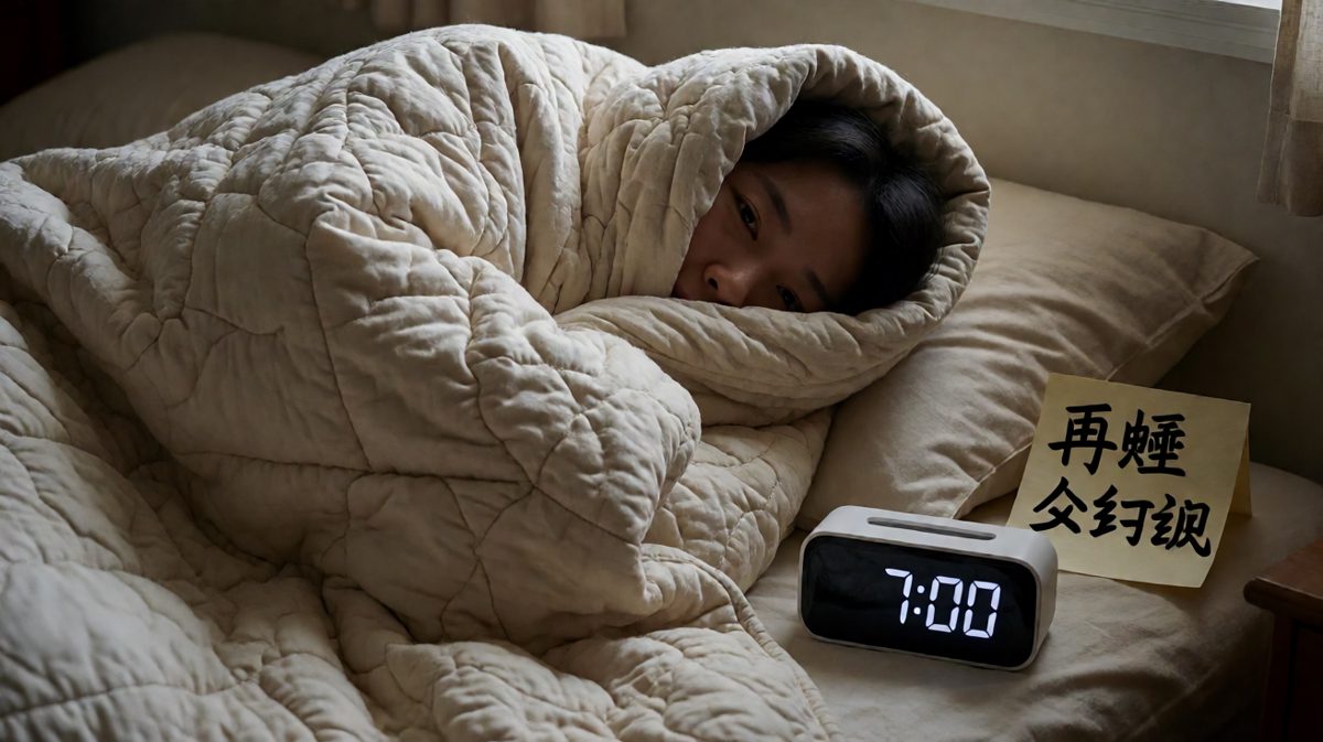 每天早上都是和床的生死离别。