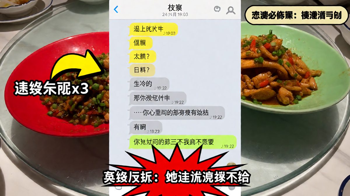 问吃什么永远没有正确答案，除非你把她没点的那些全部排除