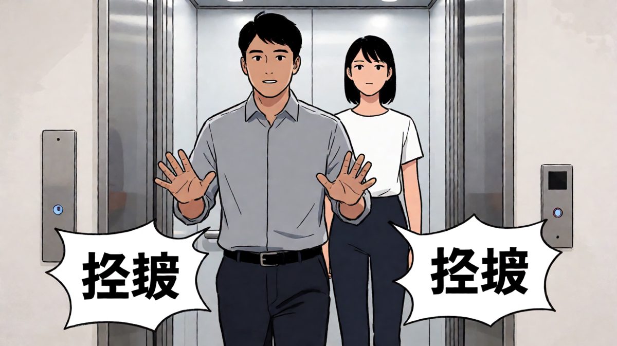 最绝望的时刻，不是我迟到，是电梯在我眼前关门