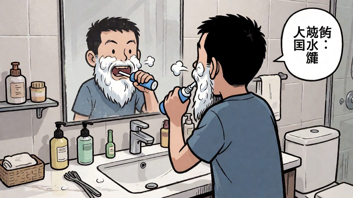 第二格：勉强清醒，但灵魂还在床上没来。