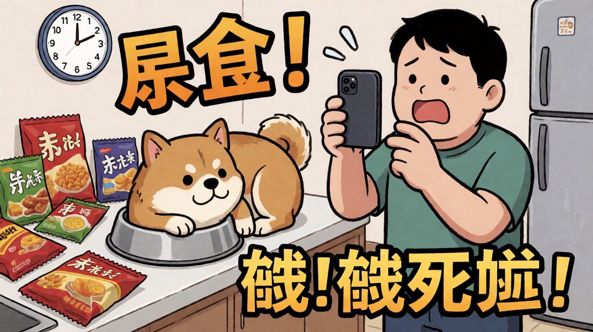 柴犬：我的碗空了一秒，这就是世界的尽头。