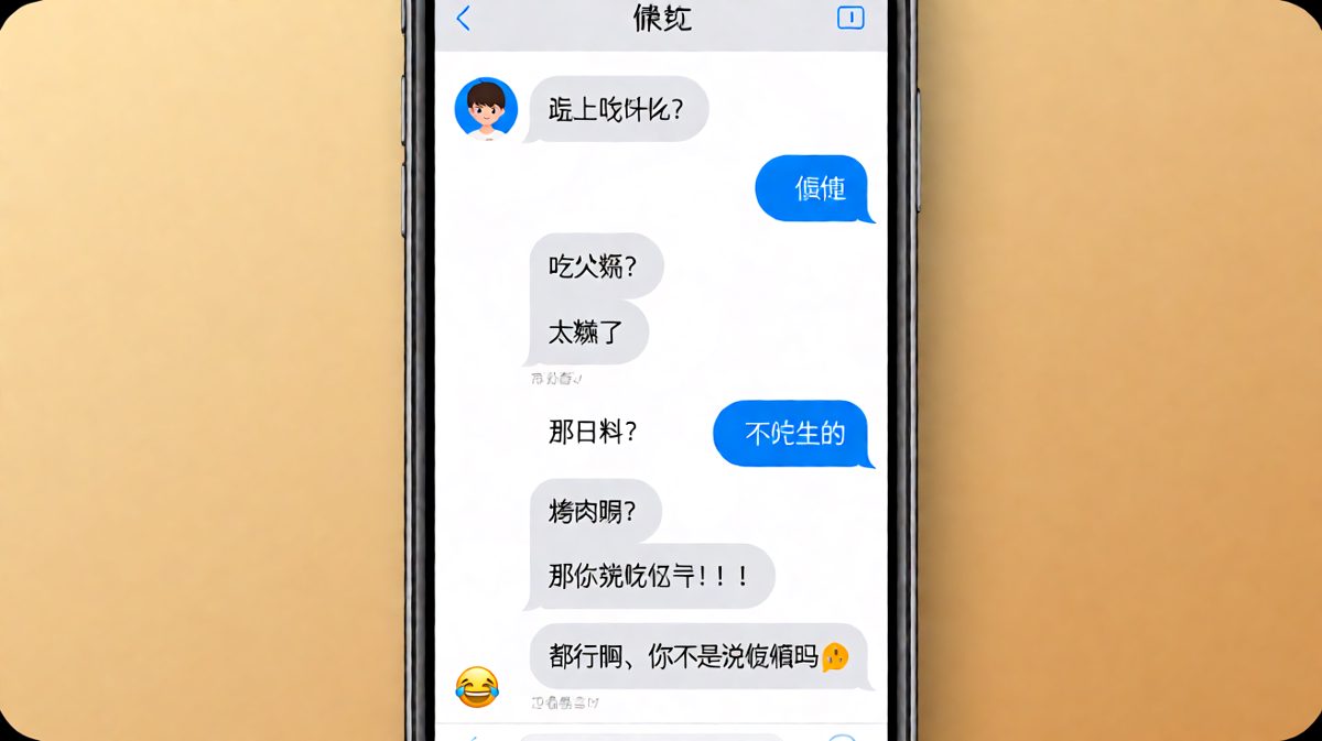 每次问女生吃什么，都是男生的渡劫现场
