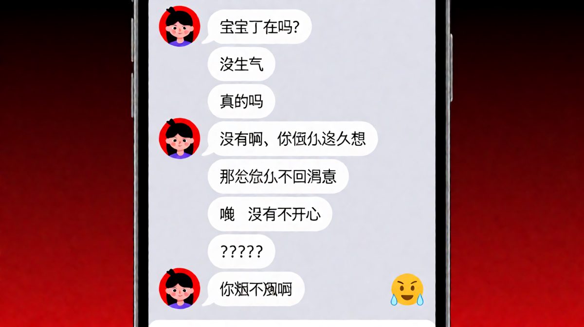 每一次说没生气，都是暴风雨前的宁静