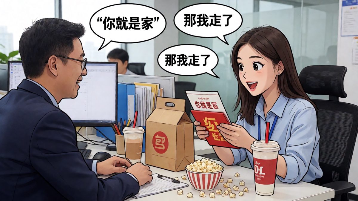 员工听完后当场卸力，直接拆穿真相。