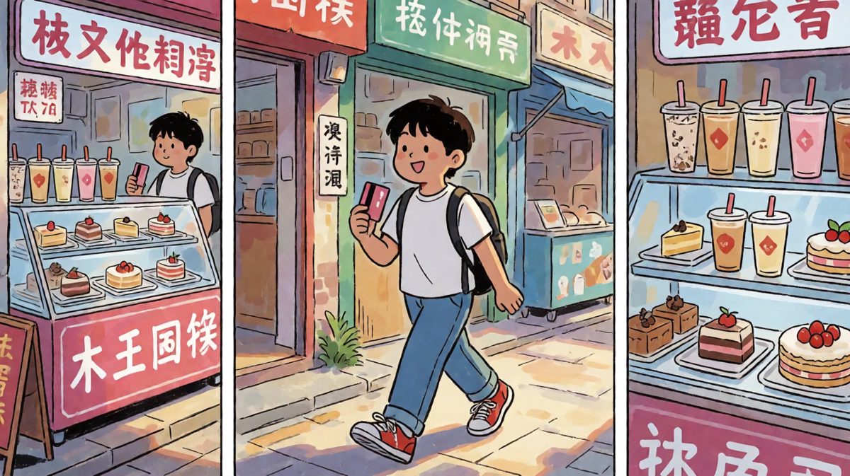 第三天：奶茶店……就当补充能量了