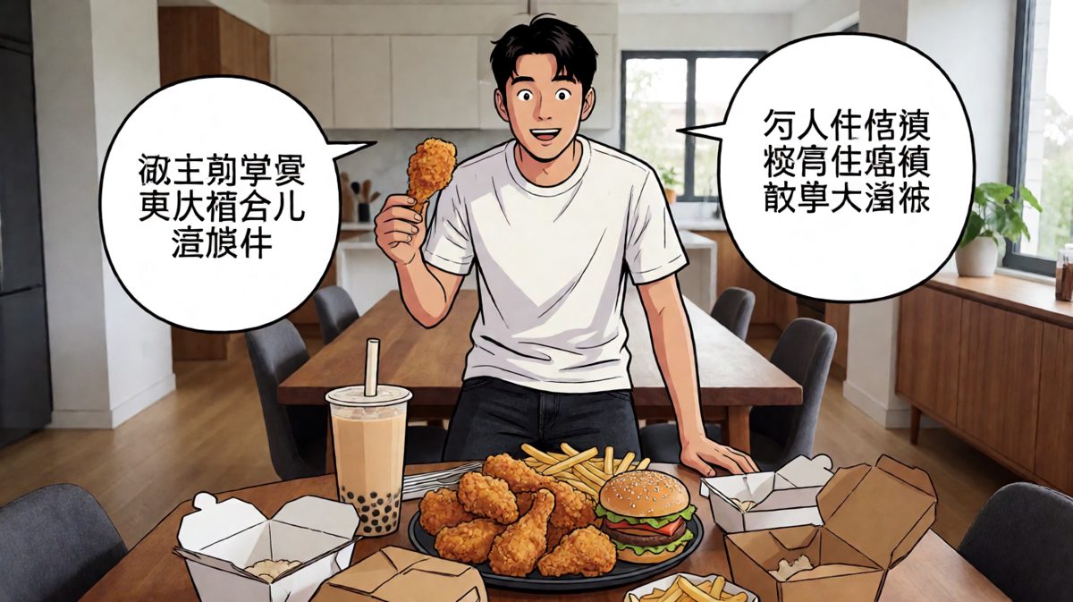 第五天：吃饱了才有力气减肥嘛！