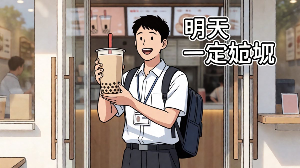 周四：和奶茶和解，从明天开始