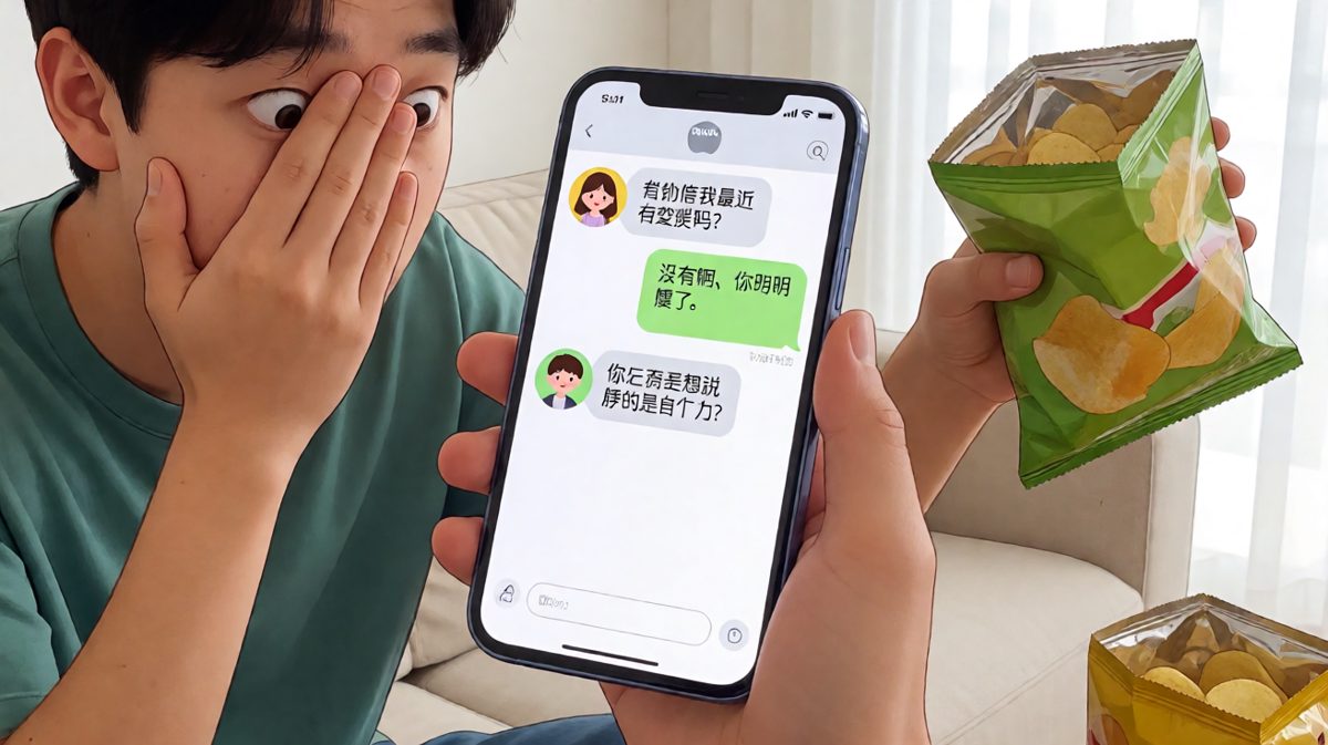 夸错方向的代价——男生本想夸女朋友，结果把自己搭进去了