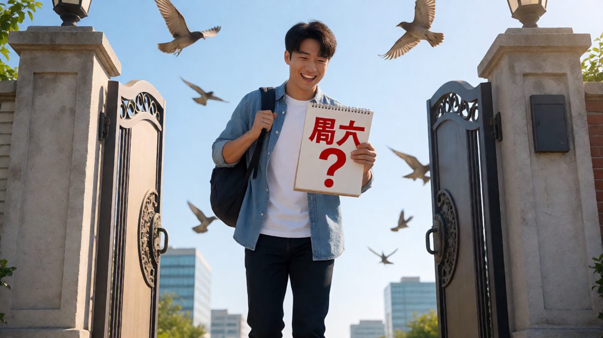 第四格：到了公司楼下才想起来——今天根本不是工作日！