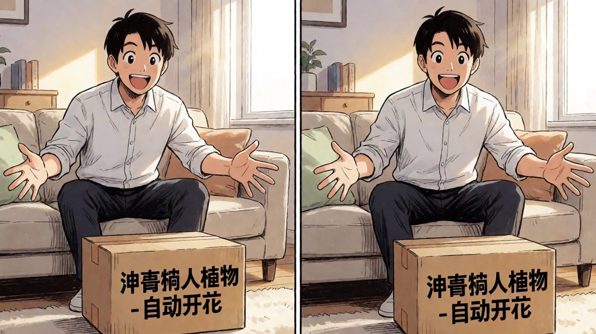 收到快递，满怀期待地拆开神秘植物包裹