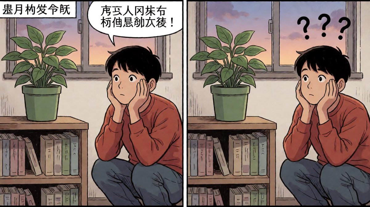 一个月过去了，植物还是那副样子