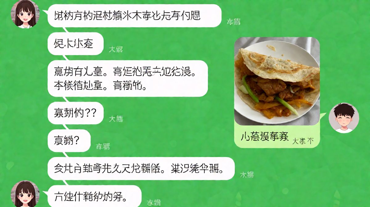 嘴上说陪女朋友减肥，转头用'健康早餐'吃煎饼果子，最后被提分手