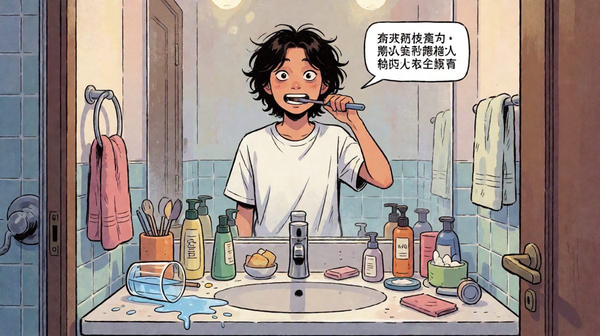 脑子还没开机，身体已经条件反射了。