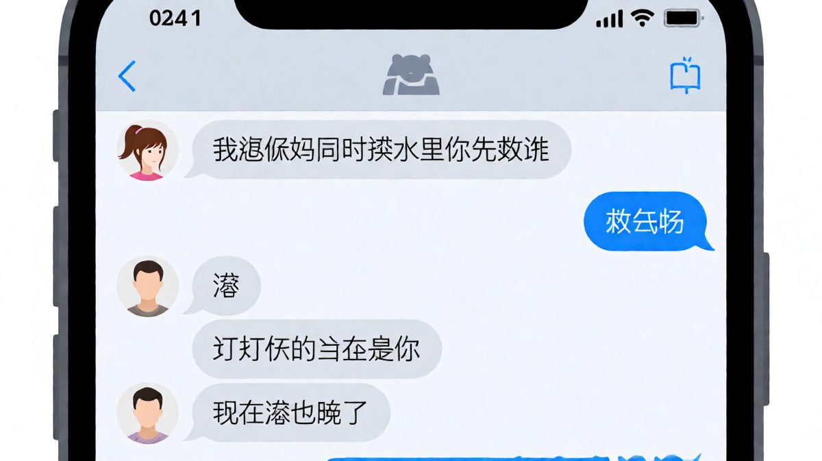 送命题当场去世，求生欲为零