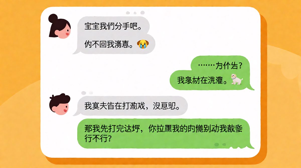 拉黑账号是分手前最后的体面。
