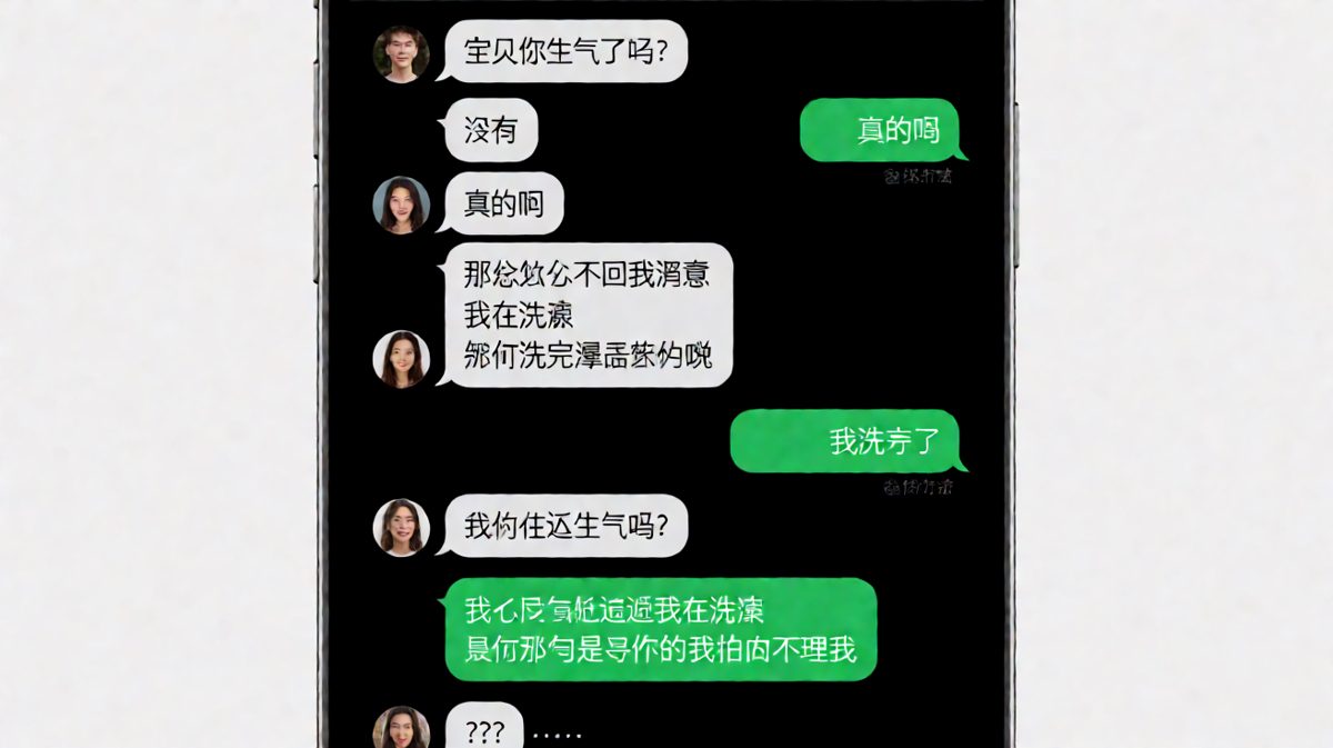 女生假装洗澡测试男友，结果玩脱了引发信任危机。