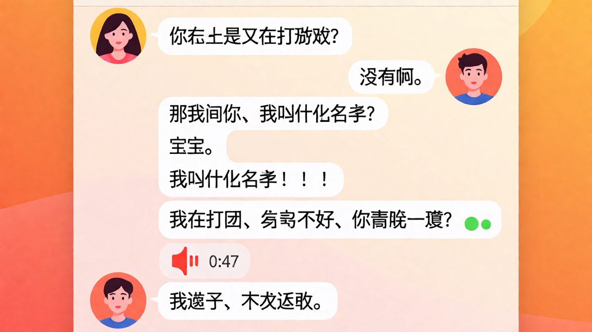 男生装信号不好逃避送命题，结果彻底暴露