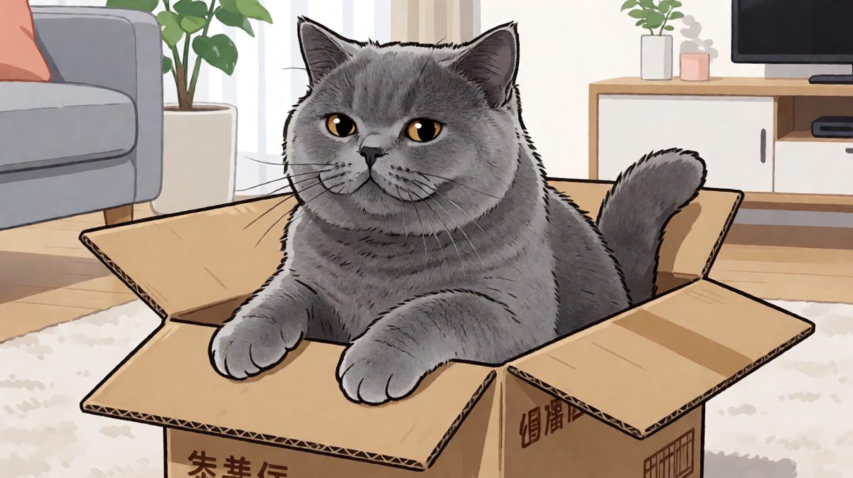 猫咪：是我选择了这个箱子，但箱子似乎不太想让我走