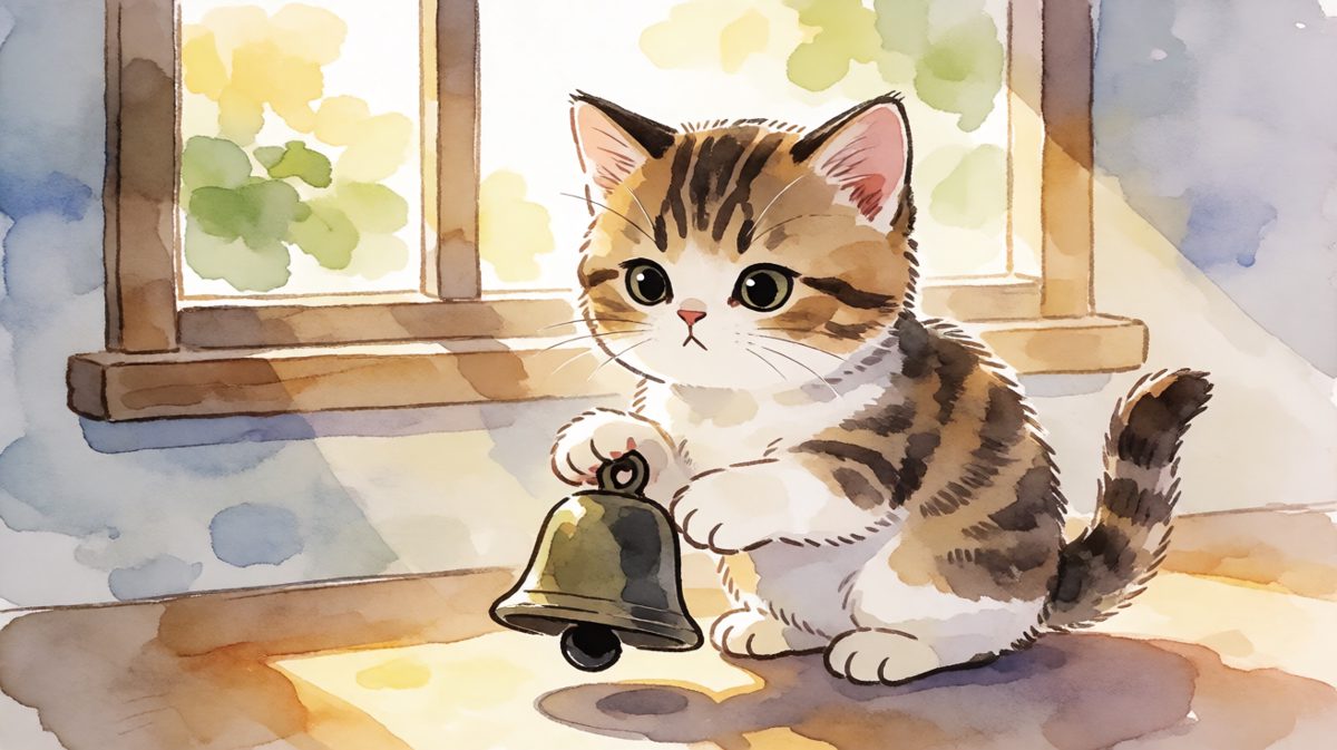 小猫：铃一响，罐头到，这是猫界铁律