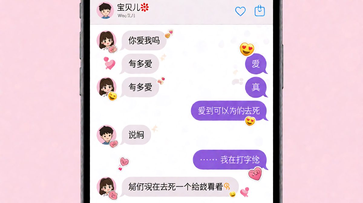 女生逼问男生有多爱自己，结果话锋一转让对方去死，男生当场懵住。