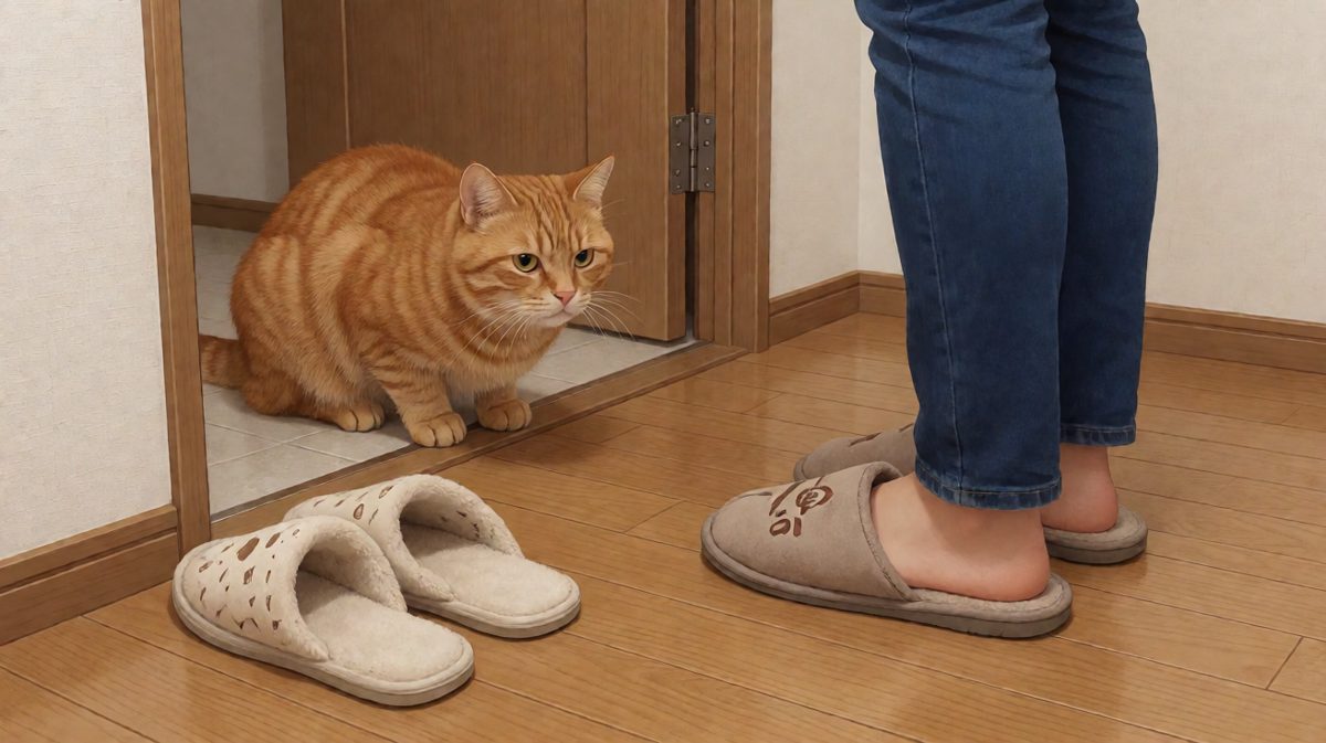 狸花猫：拖鞋的位置，我来接管。