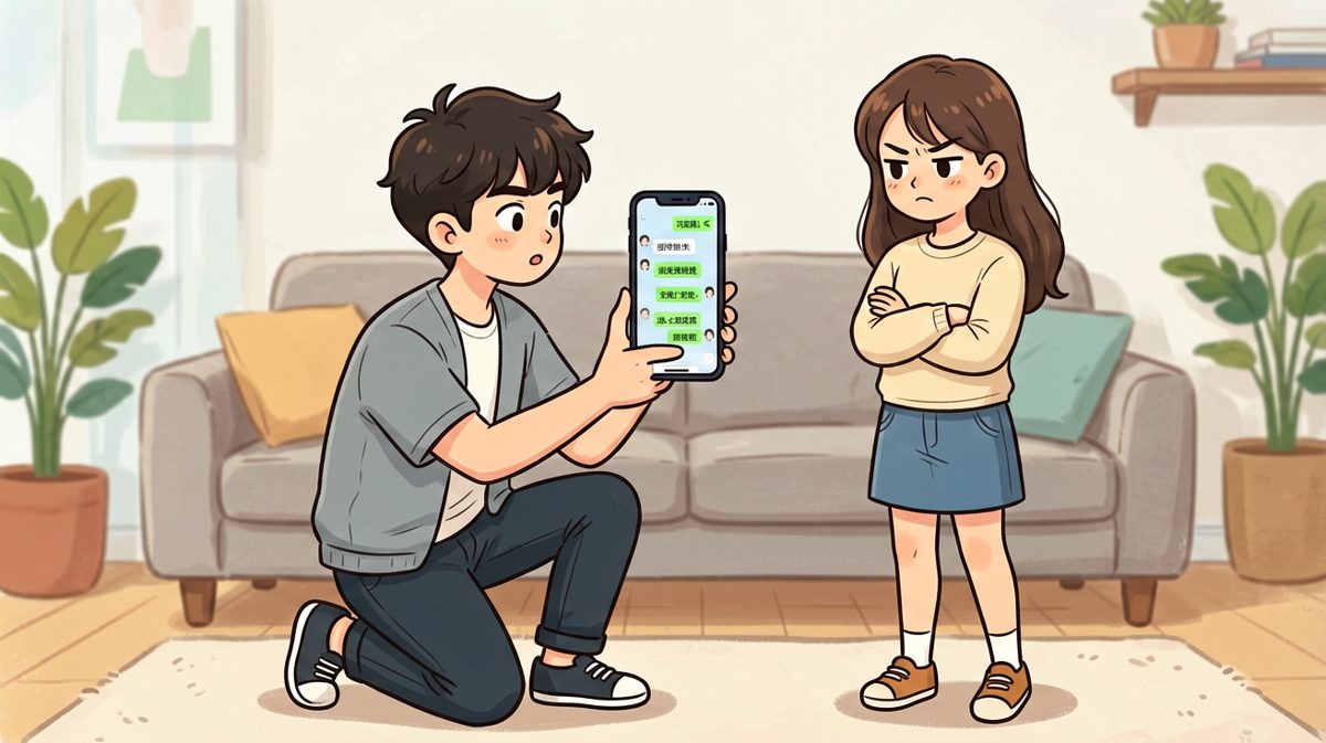 吵架后男生发了500字小作文道歉，女生看完沉默了三秒