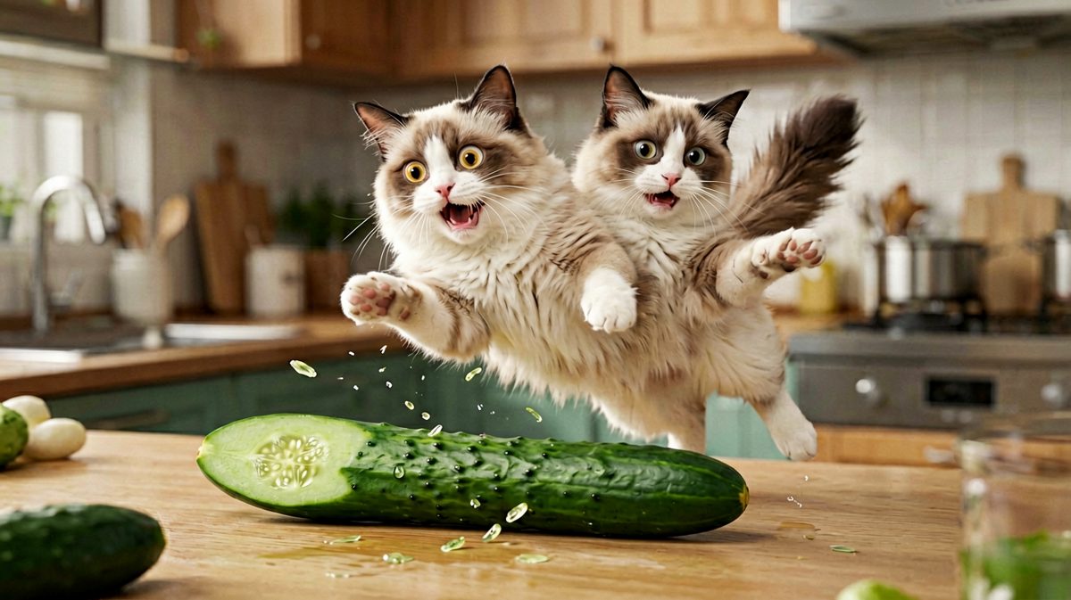 猫：这绿色怪物到底是什么鬼！！