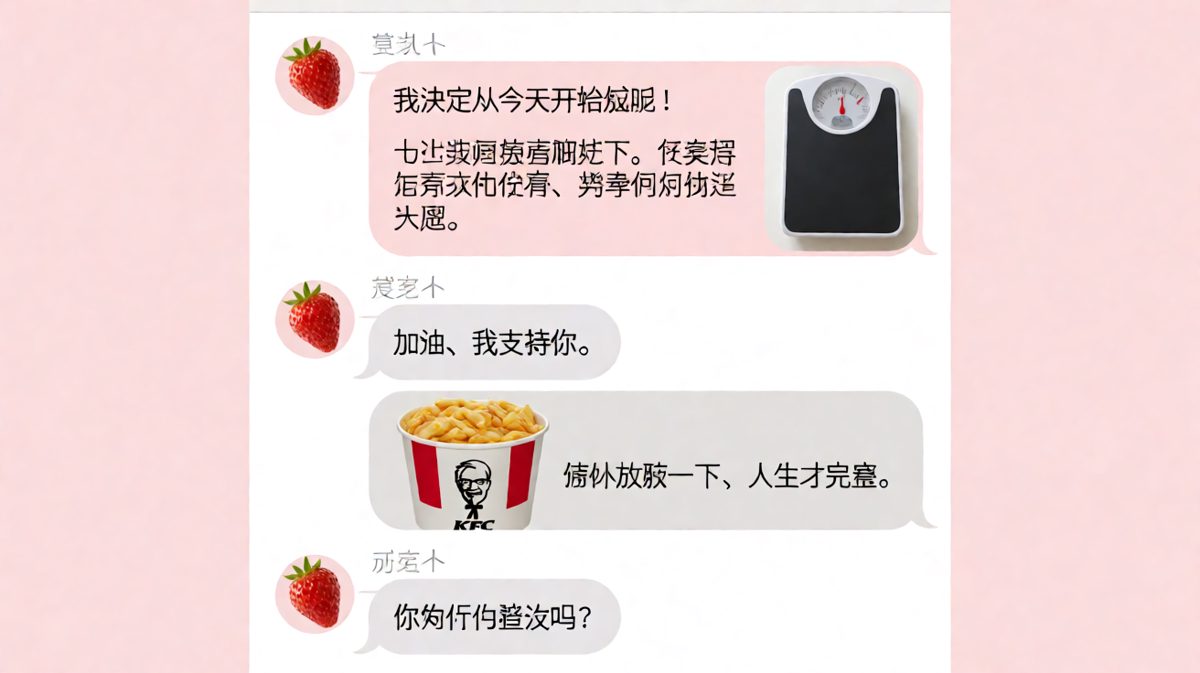 减肥宣言被炸鸡瓦解