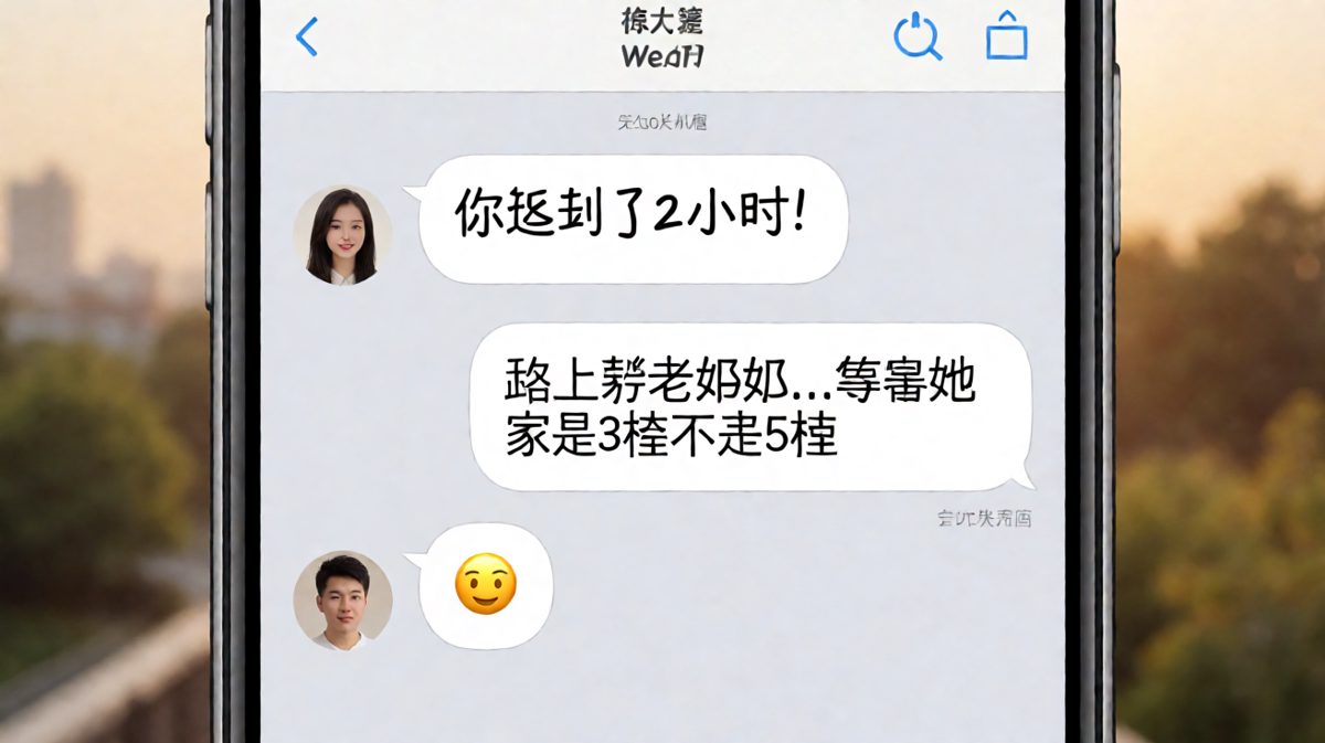 假装做慈善的迟到借口