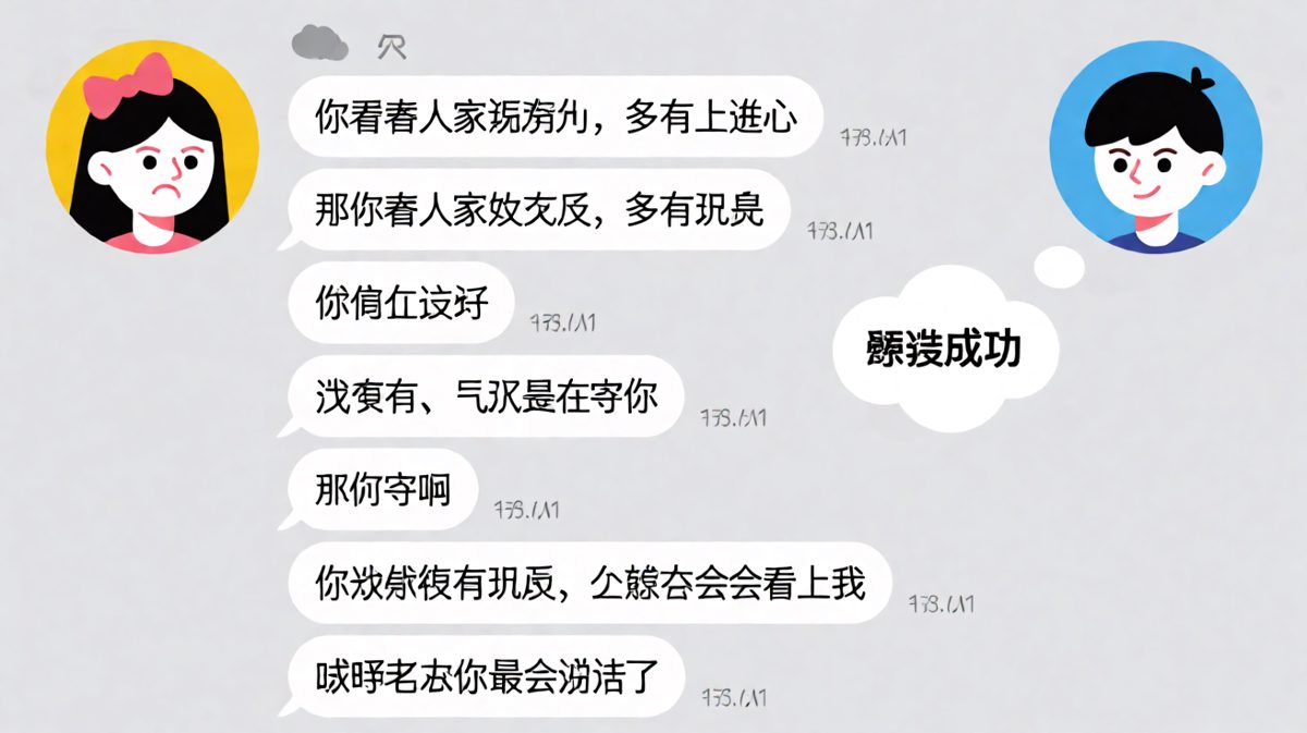 高情商男生在线教学，如何用一句话化解女友的'比较陷阱'