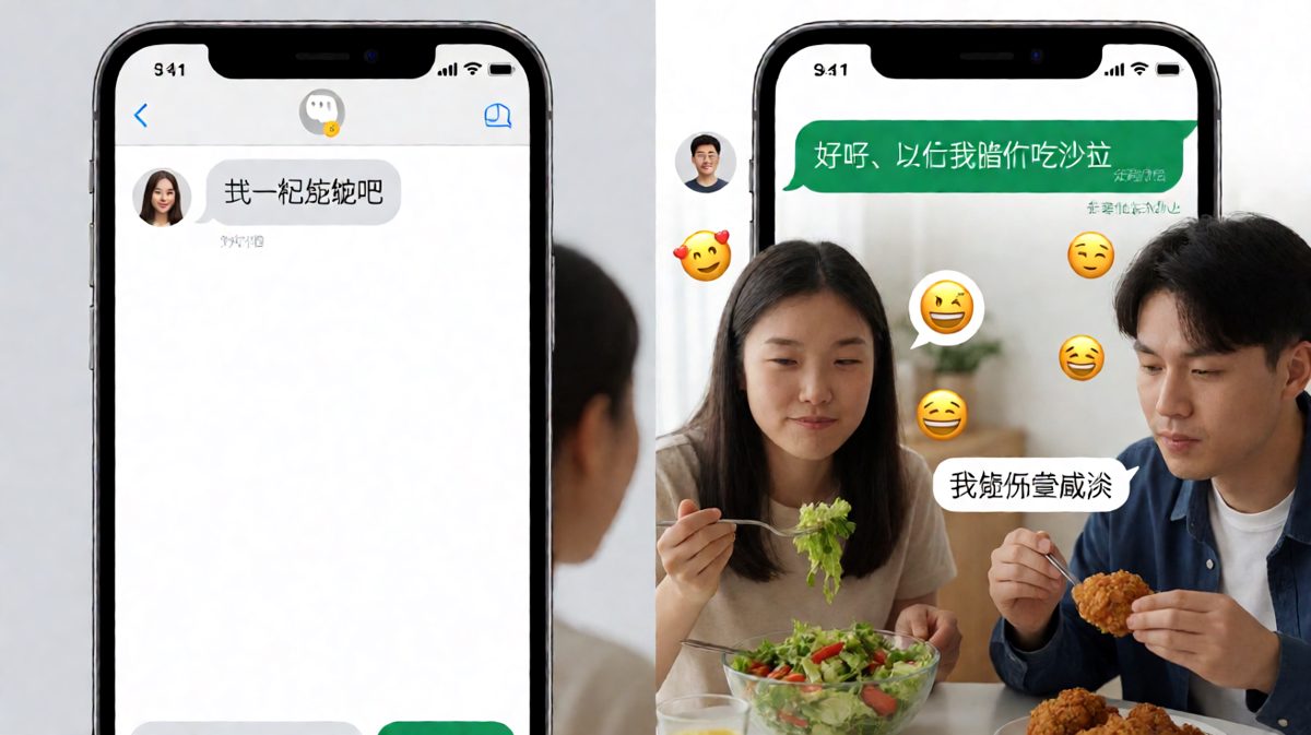 减肥约定变独食现场
