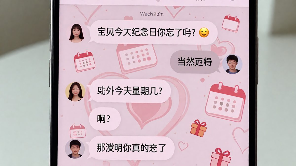 纪念日惊喜变套路